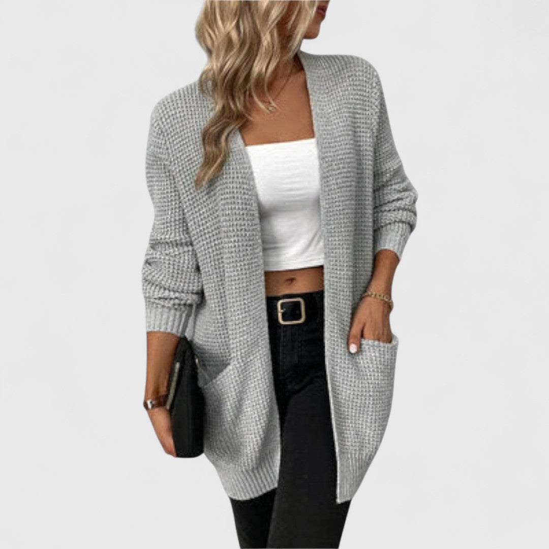 Nancy - Casualny Sweter z Kieszeniami