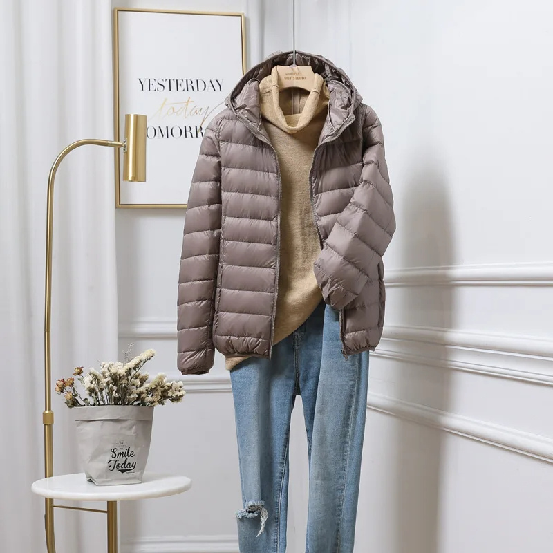 Stylowa Damska Kurtka Zimowa z Kapturem i Zamkiem Błyskawicznym | Komfort i Ciepło na Zimowe Dni 7