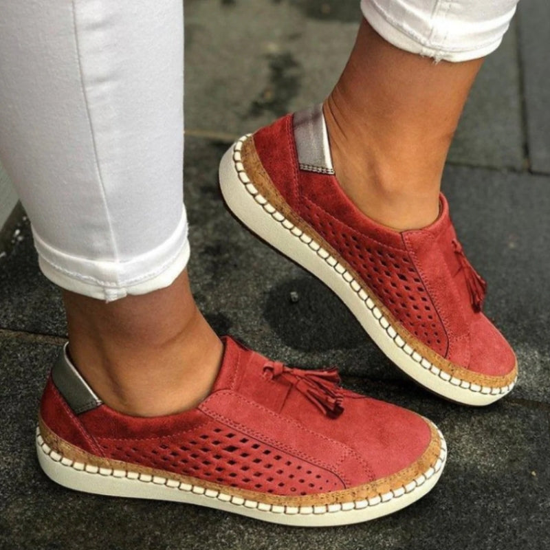Arden | Buty damskie Orthoflex – Eleganckie wsuwane buty dla wąskich stóp z oddychającą cholewką