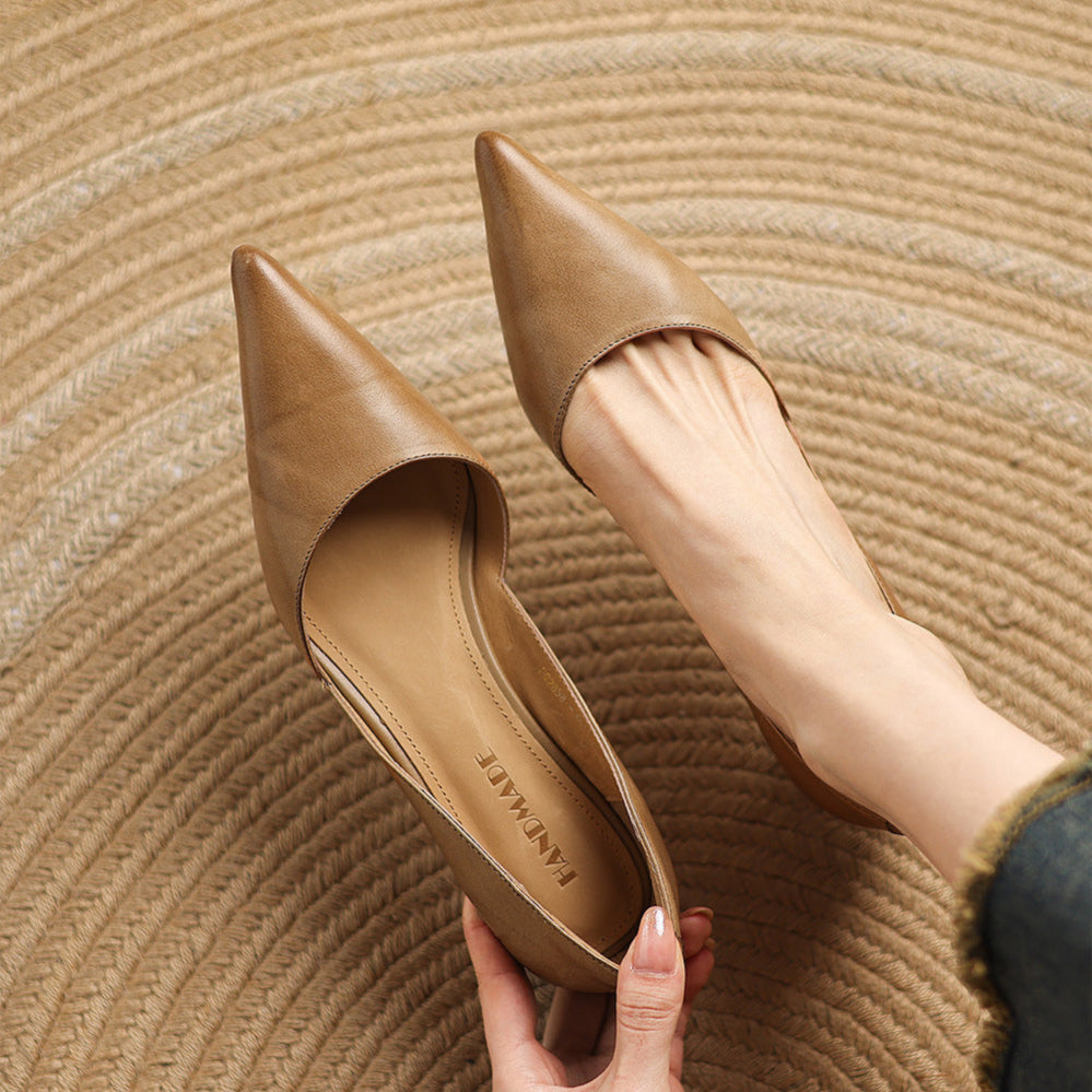 Carlen | Szpilki z prawdziwej skóry – Eleganckie obcasy kociak z wygodną wkładką 7