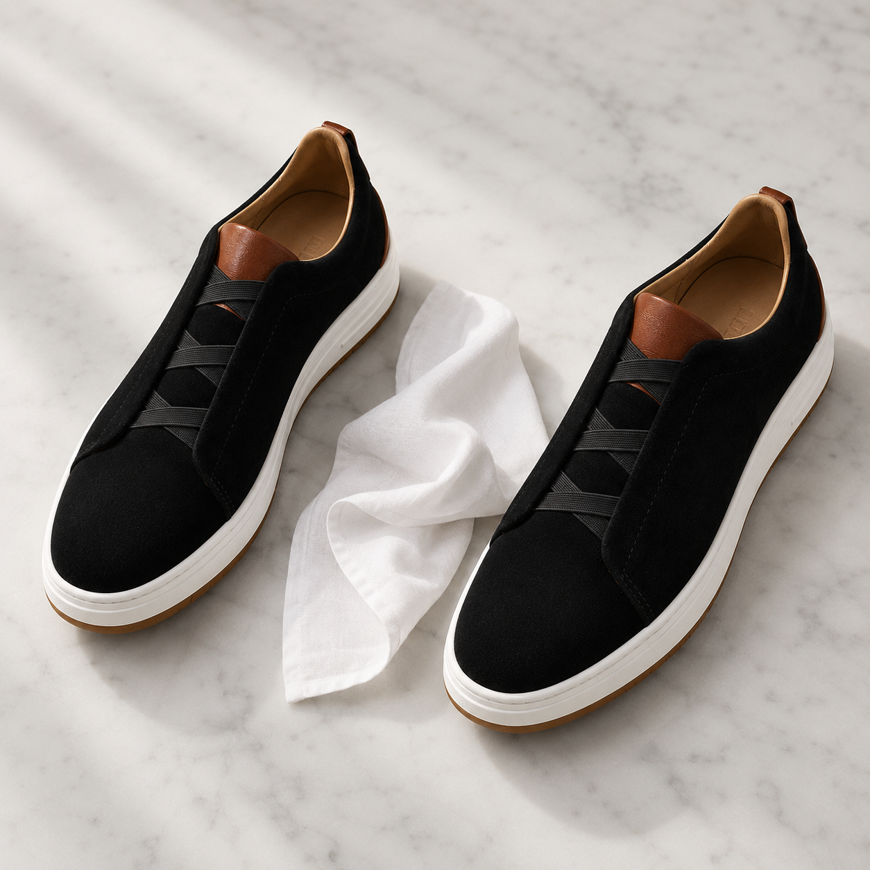 László | Buty męskie – Eleganckie skórzane slip-on do codziennego użytku