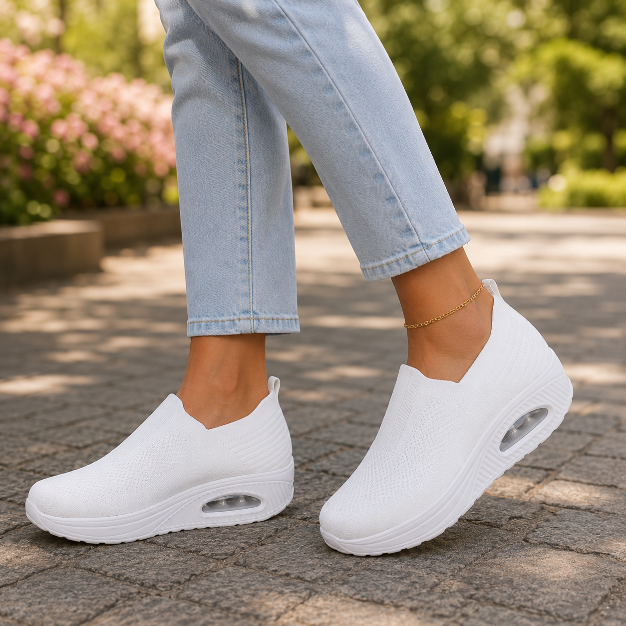 Ewa | Buty Ortopedyczne Damskie – Wygodne Wsuwane Obuwie z Amortyzowaną Podeszwą