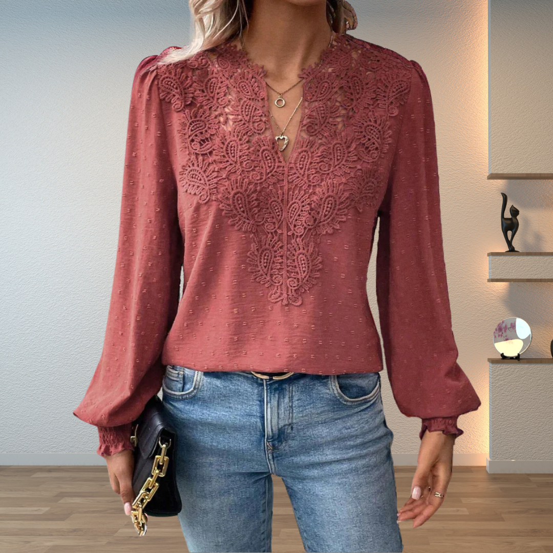 Colette | Bluzka Damska – Elegancka Bluzka z Długim Rękawem na Każdą Okazję 3
