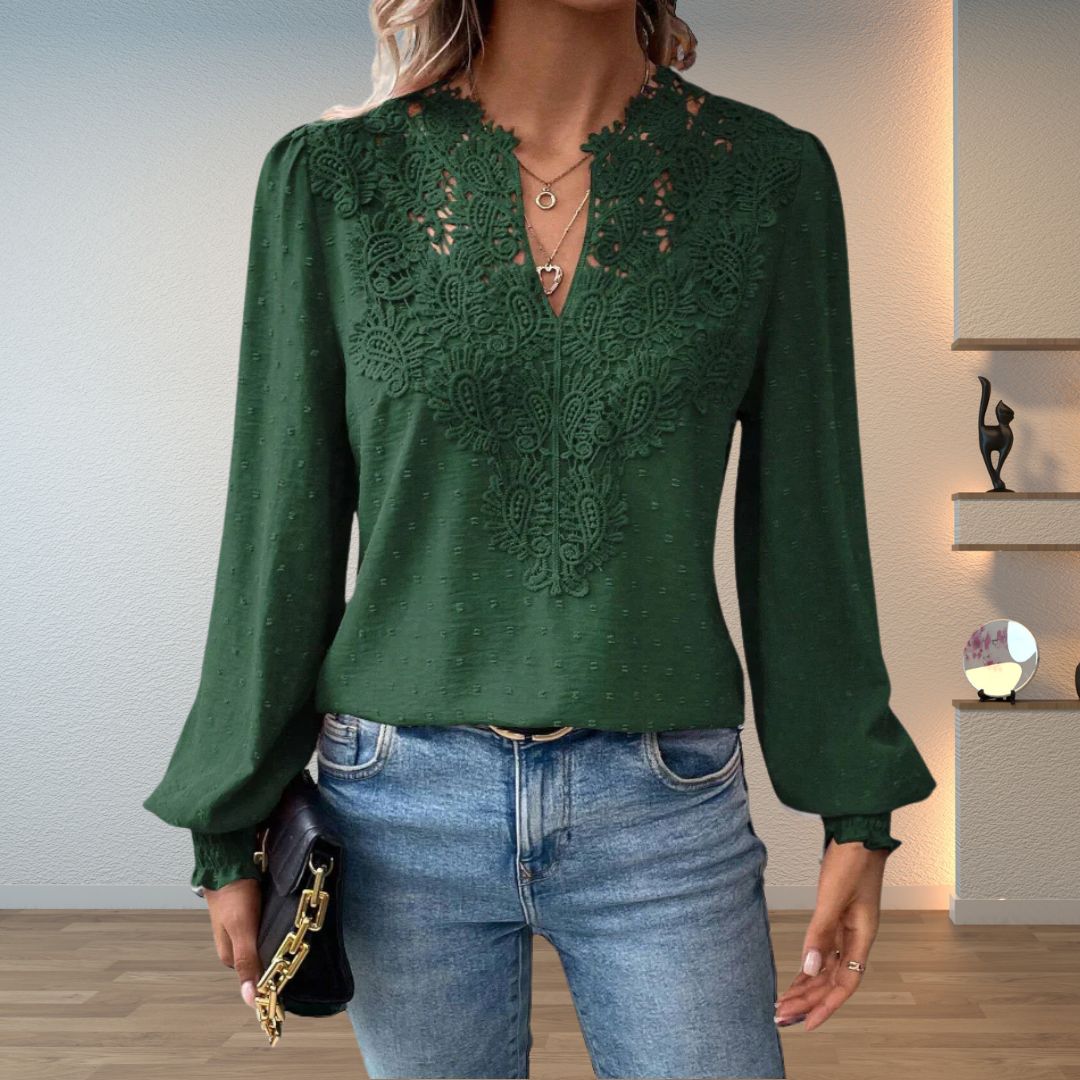 Colette | Bluzka Damska – Elegancka Bluzka z Długim Rękawem na Każdą Okazję 5