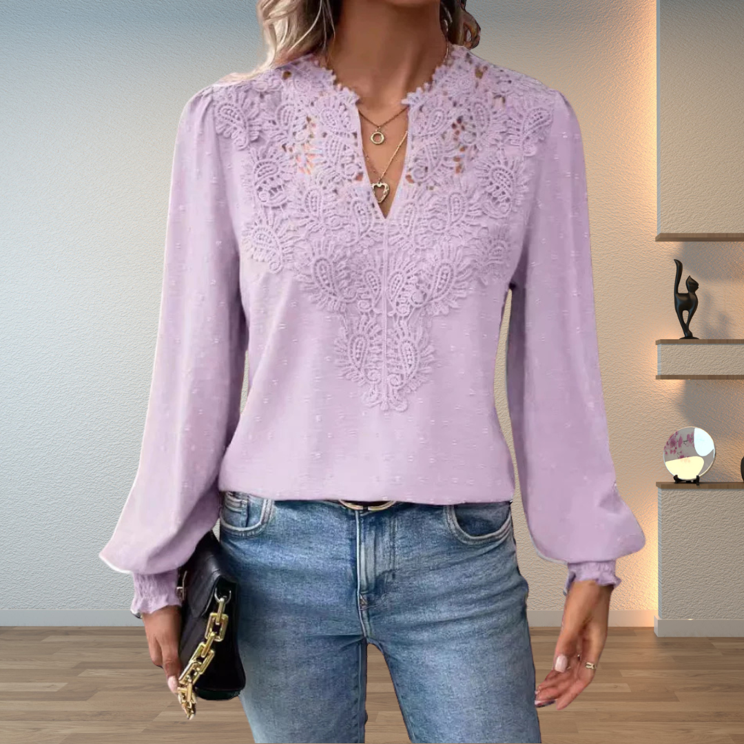 Colette | Bluzka Damska – Elegancka Bluzka z Długim Rękawem na Każdą Okazję 6