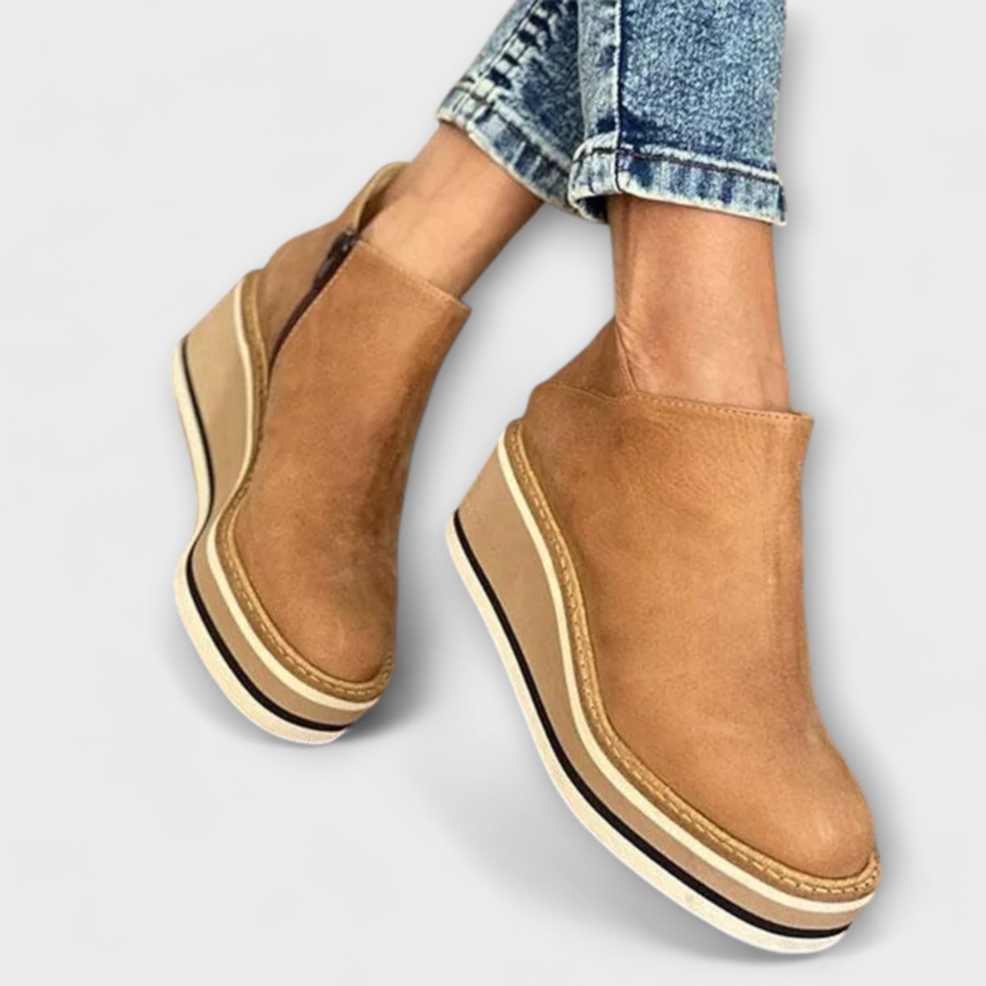 Dana | Buty Damskie Ortopedyczne na Koturnie – Wygodne i Eleganckie Botki na Każdą Okazję 1