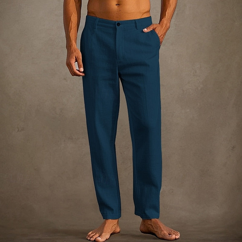 Dobromir | Spodnie Męskie Luźne – Wygodne Casualowe Spodnie z Kieszeniami