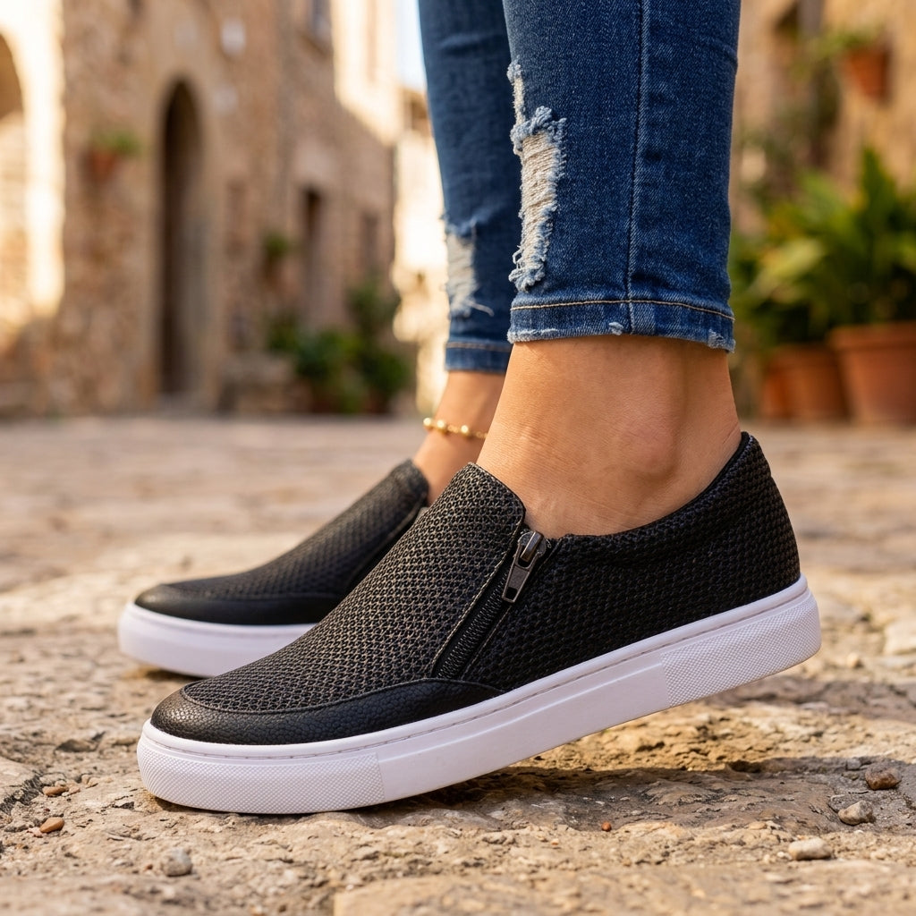 Liana | Buty Damskie - Wygodne Buty Zapinane na Zamek na Co Dzień z Wsparciem i Stylem