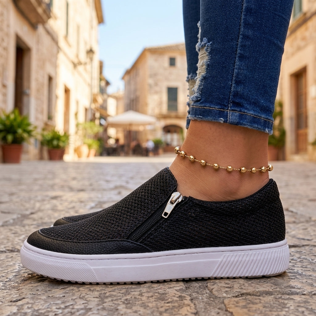 Liana | Buty Damskie - Wygodne Buty Zapinane na Zamek na Co Dzień z Wsparciem i Stylem