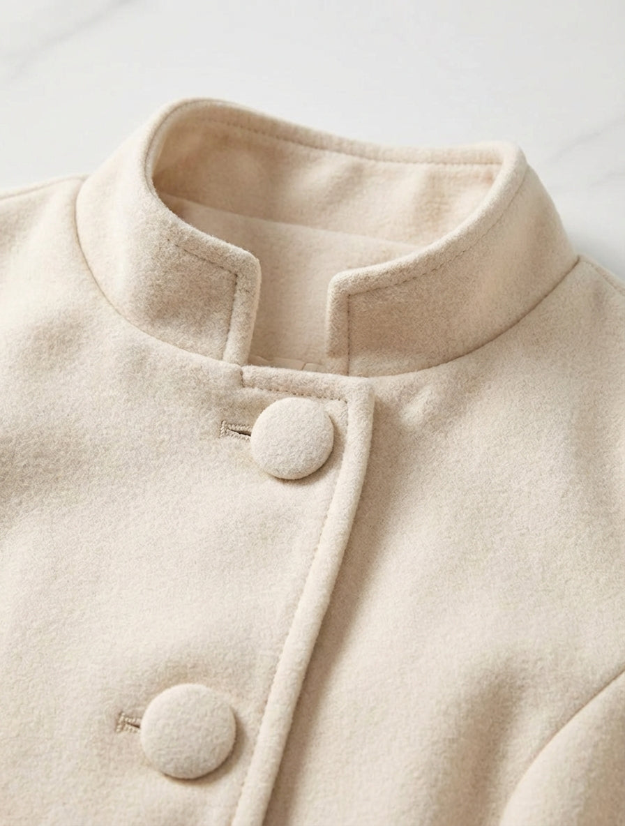 Elegancki Płaszcz Zimowy Damski z Guzikami | Ciepły Materiał dla Stylowego Wyglądu 21