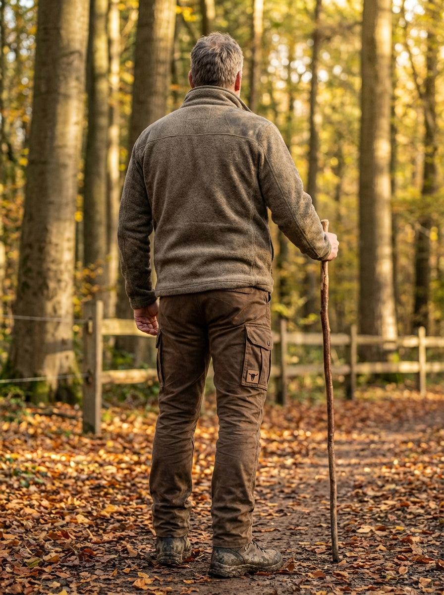 David - Ocieplane Spodnie Użytkowe – Wytrzymałe Spodnie Cargo z Kieszeniami