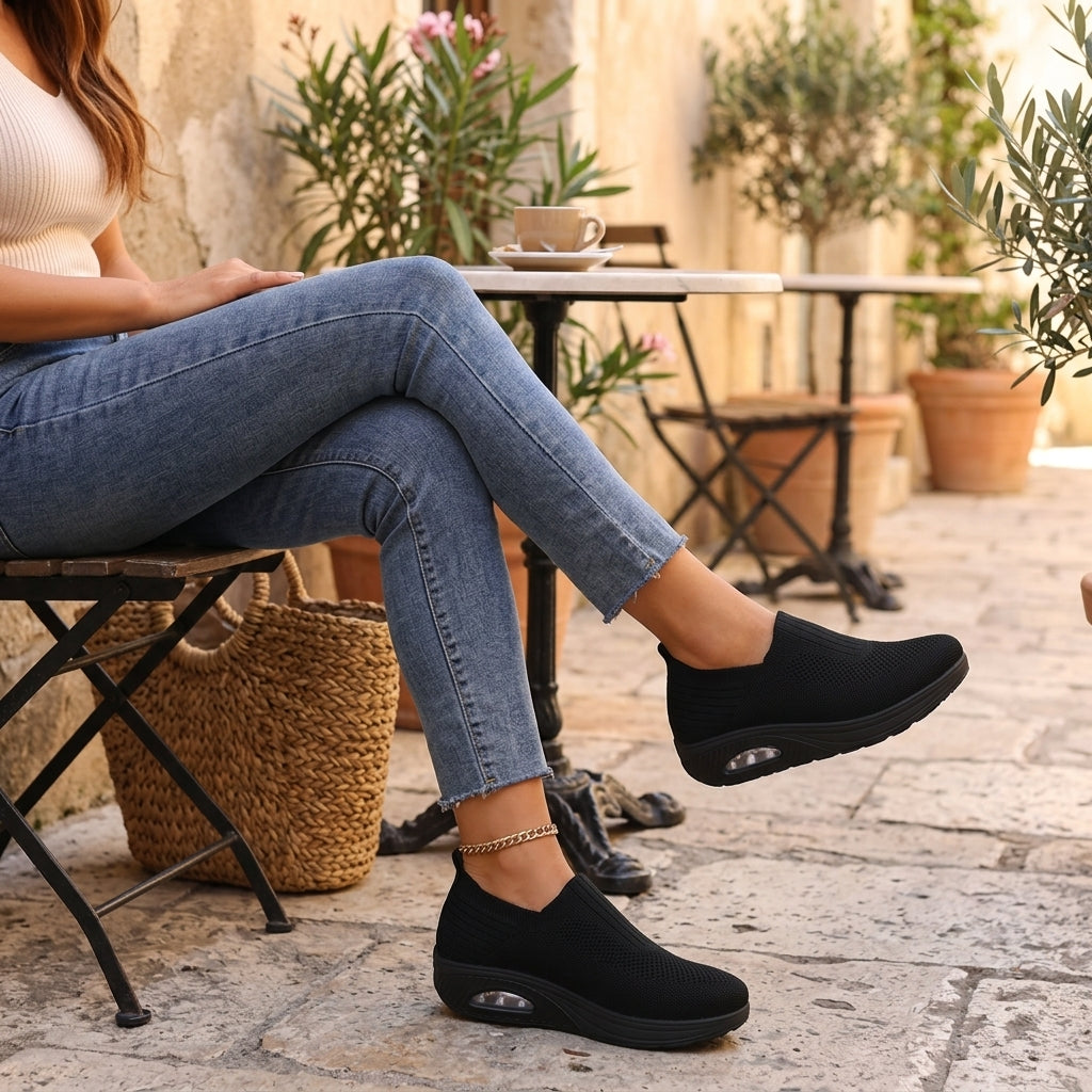 Ewa | Buty Ortopedyczne Damskie – Wygodne Wsuwane Obuwie z Amortyzowaną Podeszwą