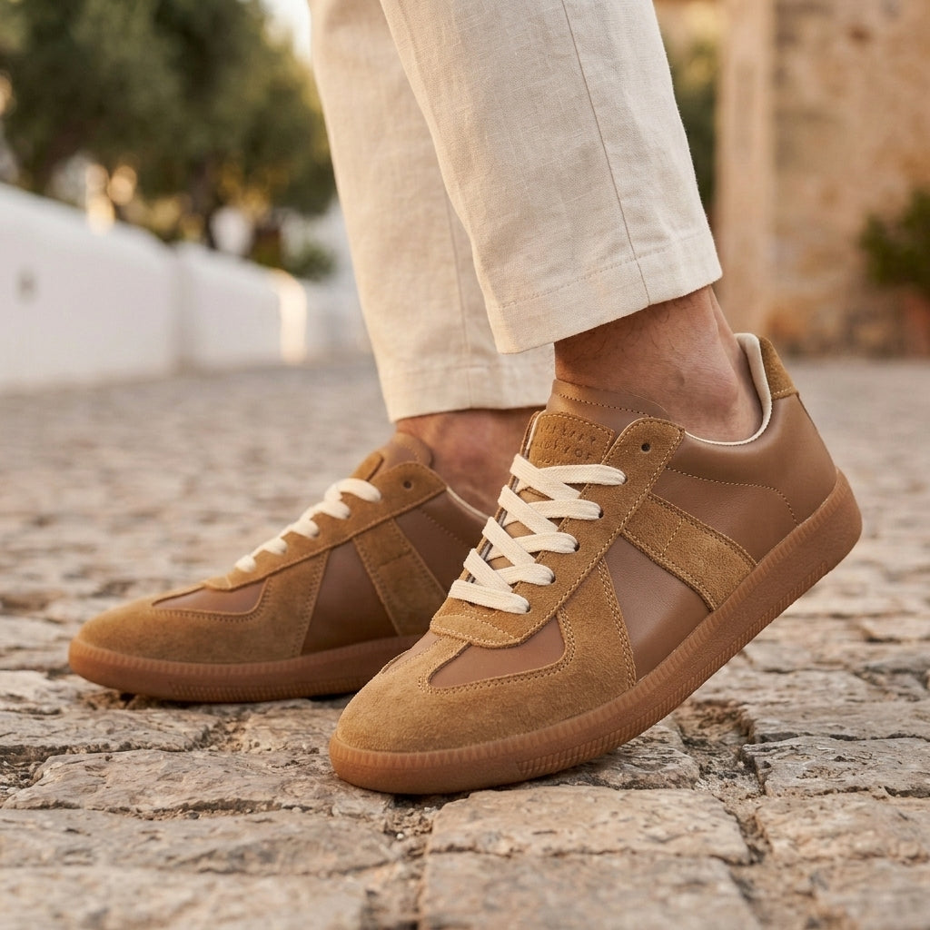 Marek | Eleganckie trampki męskie do garnituru