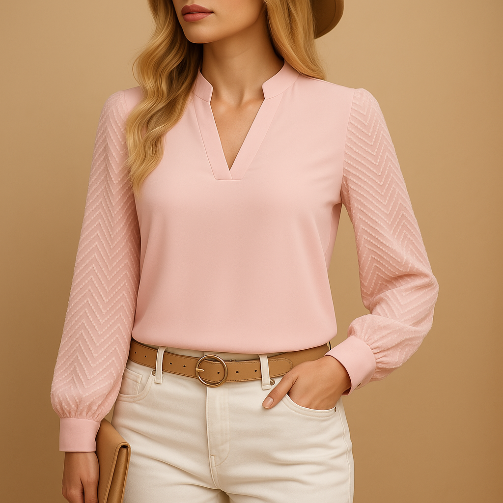 Isla | Bluzka Damska z Długim Rękawem – Elegancka Bluzka na Każdą Porę Roku