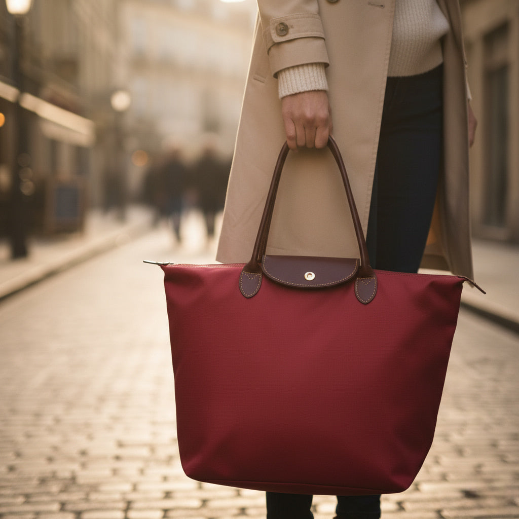 Elegancka Torba na Ramię z Wodoodpornym Wykończeniem i Regulowanym Paskiem | Idealna na Codzienne Stylizacje 5