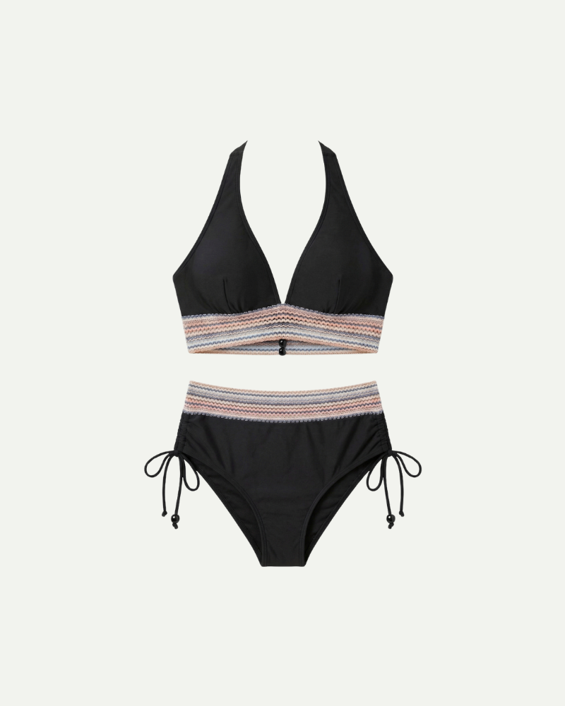 Luna | Bikini Damskie z Wysokim Stanem – Eleganckie Bikini z Regulowanymi Ramiączkami