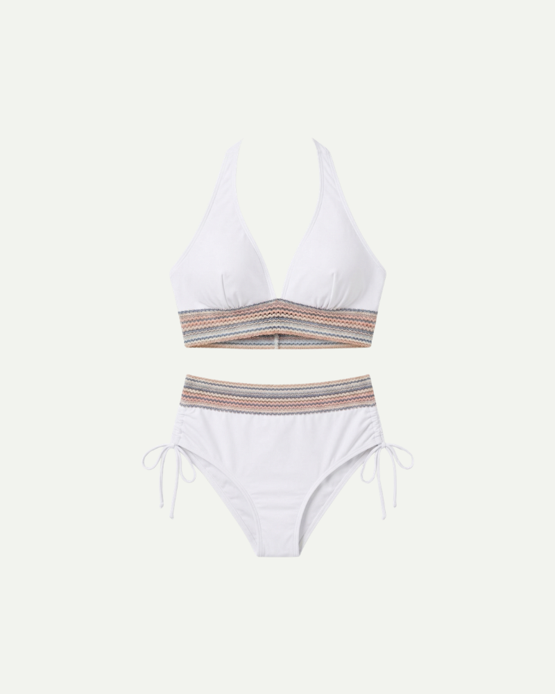 Luna | Bikini Damskie z Wysokim Stanem – Eleganckie Bikini z Regulowanymi Ramiączkami