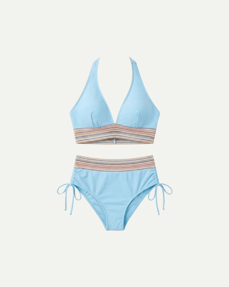 Luna | Bikini Damskie z Wysokim Stanem – Eleganckie Bikini z Regulowanymi Ramiączkami
