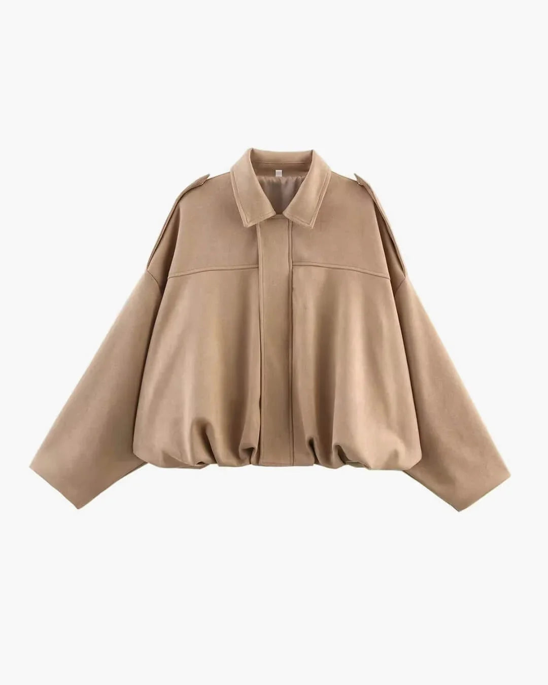 Montarello | Kurtka Damska Bomber – Elegancka Kurtka z Syntetycznego Zamszu z Kołnierzem 7