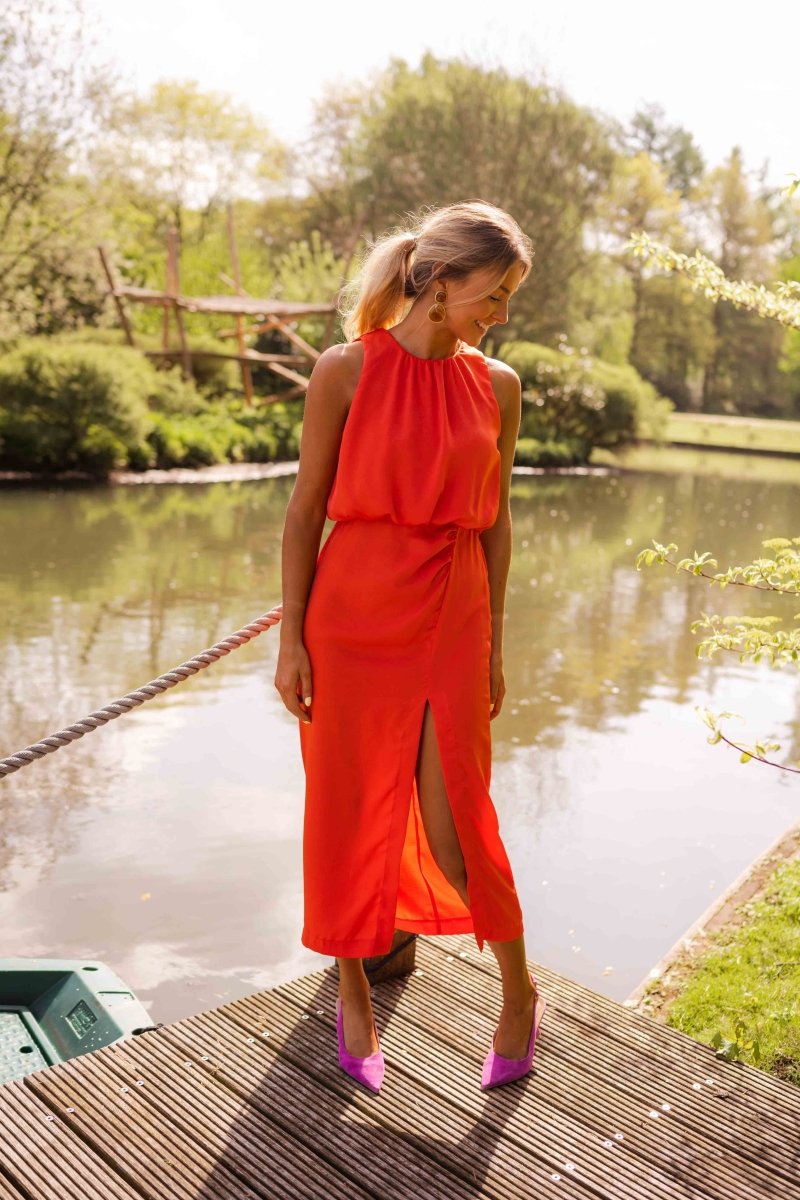 Nicole | Sukienka letnia damska – Elegancka sukienka midi na ciepłe dni 4