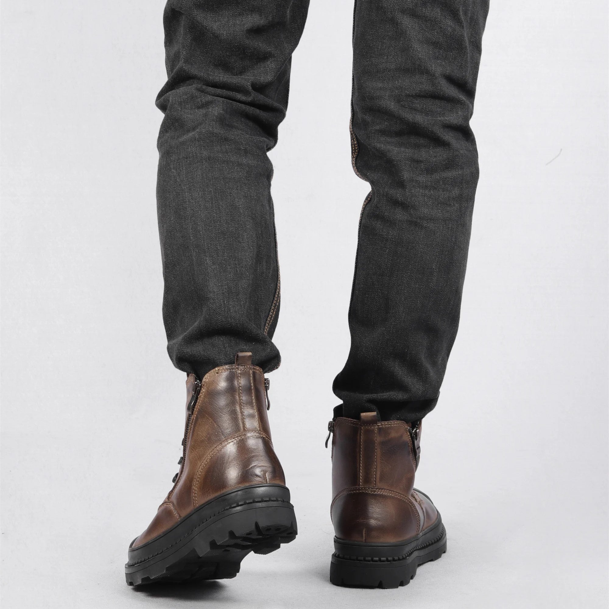 Kacper | Męskie botki ze skóry naturalnej z wyściółką z futra | Stylowy komfort na każdą porę roku 4