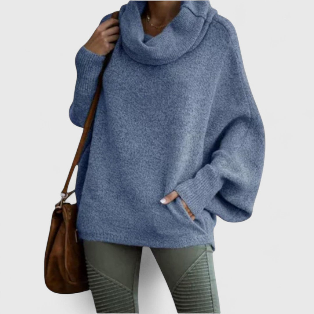 Ulrike - Elegancki Sweter Damski w Żółwiowym Wzorze
