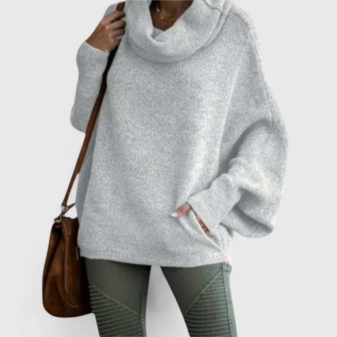 Ulrike - Elegancki Sweter Damski w Żółwiowym Wzorze