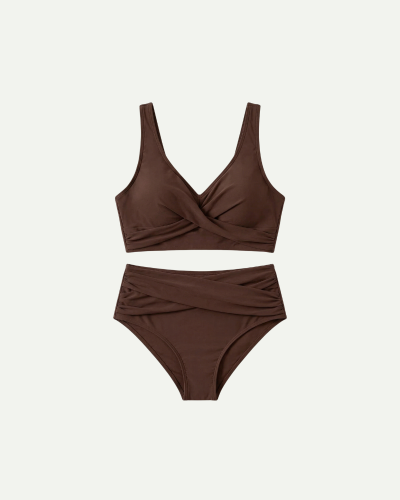 Sierra | Bikini Damskie – Eleganckie Bikini Push-Up z Wysokim Stanem na Plażę