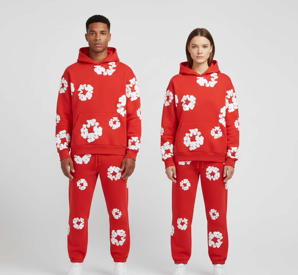 Stylowy Dres Unisex | Bawełnowy Dres z Nadrukiem Graficznym | Wygodny Krój na Co Dzień 8