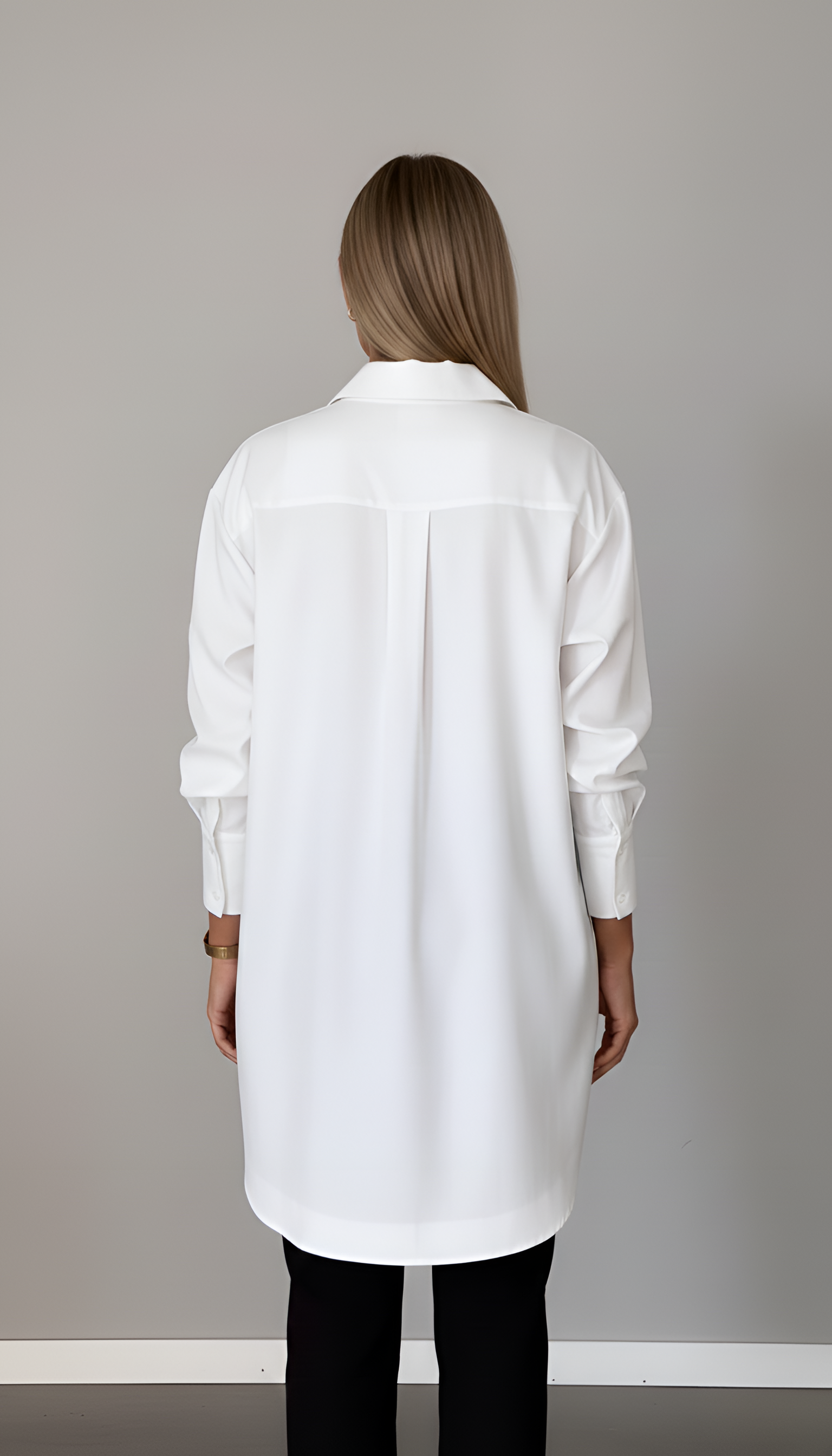 Stylowa Koszula Damska Oversize z Bawełny i Klasycznym Kołnierzykiem | Wygodna i Modna na Co Dzień 3