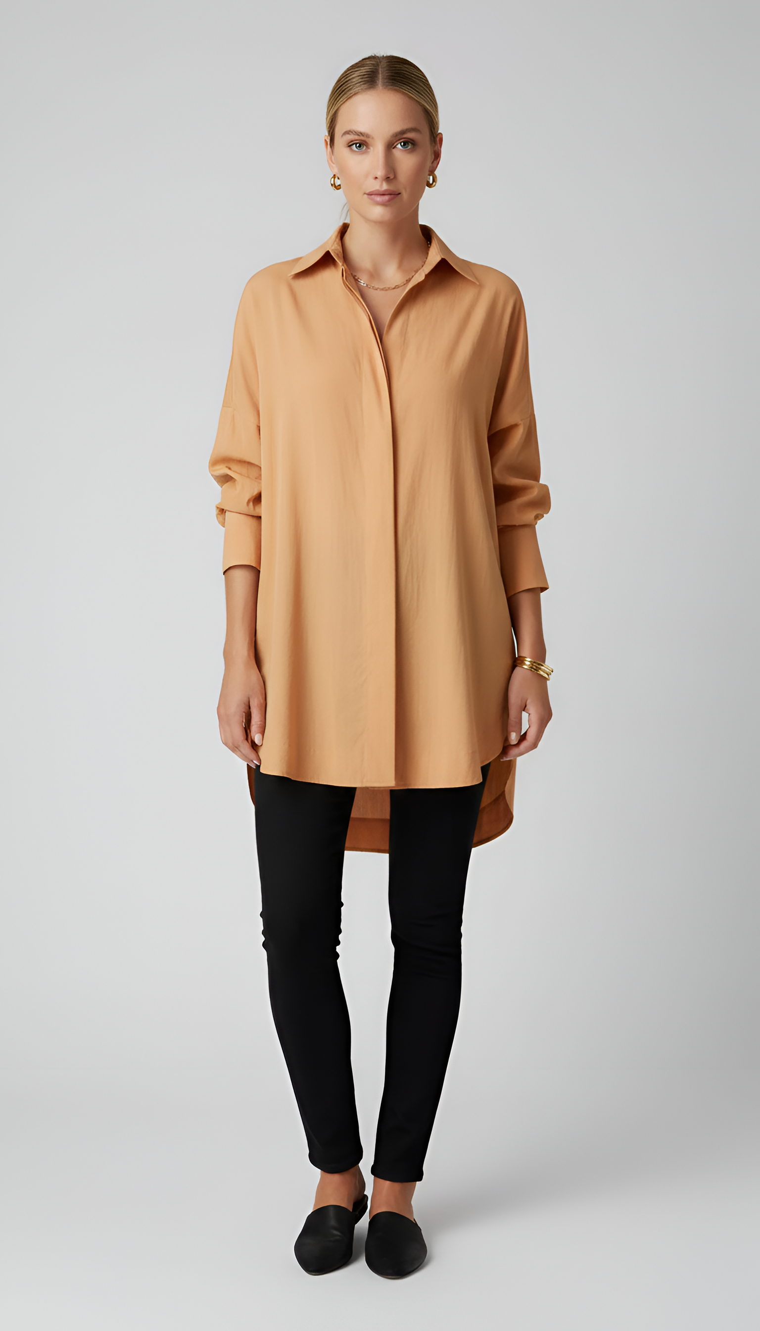 Stylowa Koszula Damska Oversize z Bawełny i Klasycznym Kołnierzykiem | Wygodna i Modna na Co Dzień 7