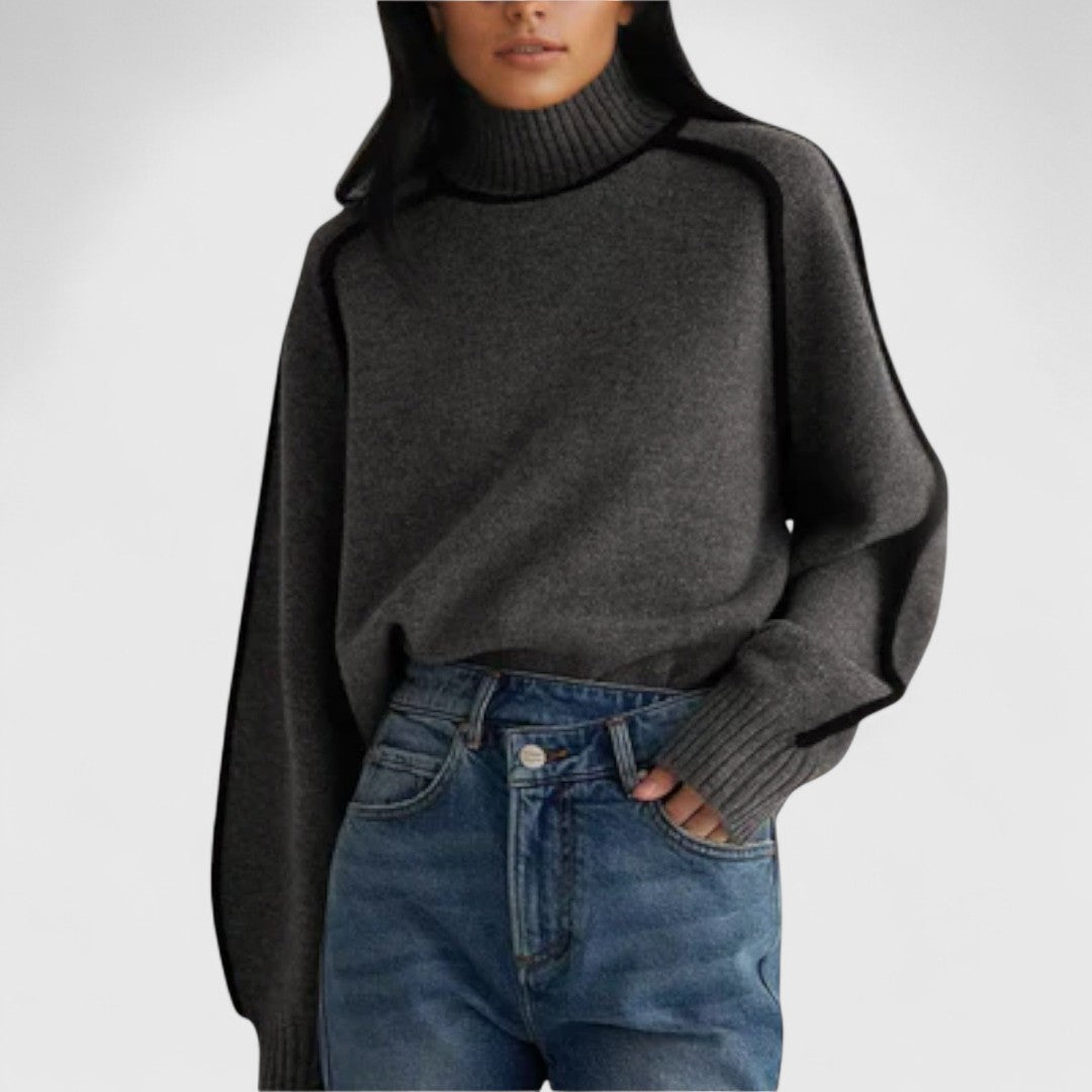 Emilie - Miękki i Elegancki Sweter z Golfem