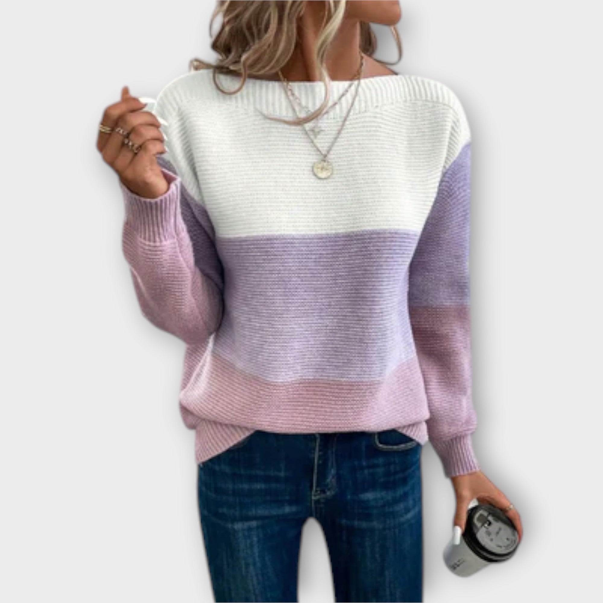 Clara - Elegancki Sweter w Trzech Kolorach