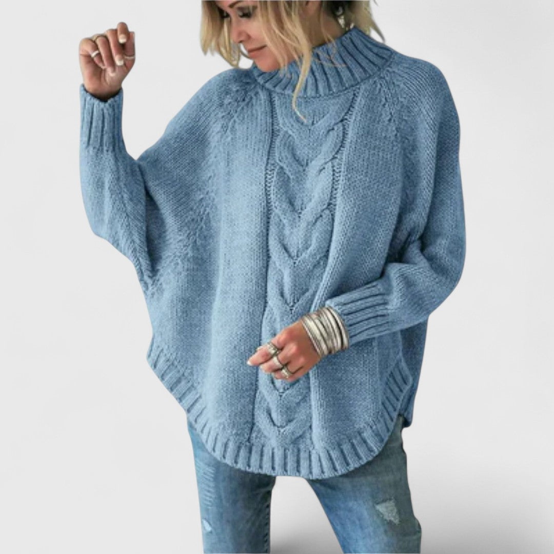 Elysian - Sweter Dziergany z Wzorem Kabli