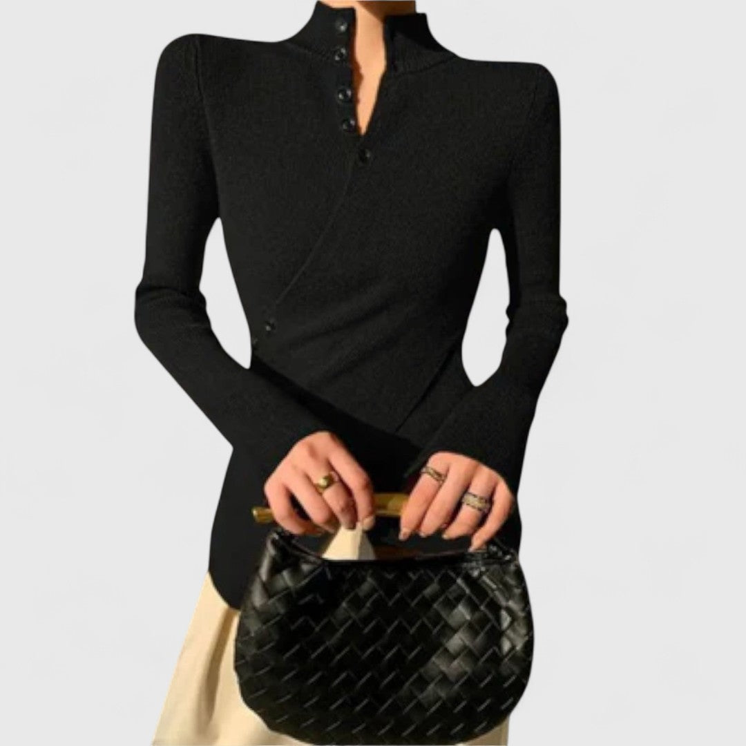 Michiko – Elegancki Sweter z Bawełny