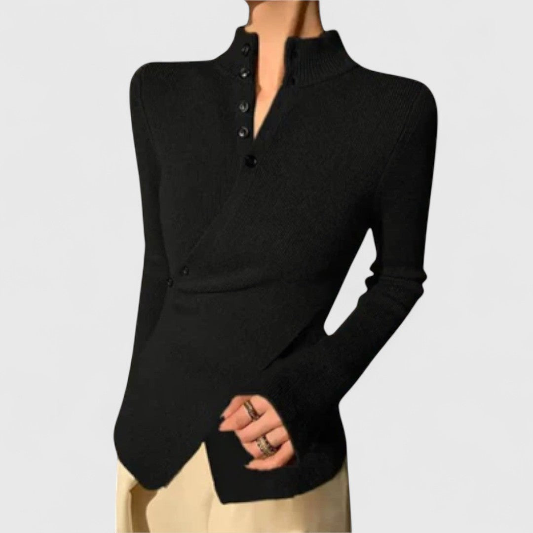 Michiko – Elegancki Sweter z Bawełny