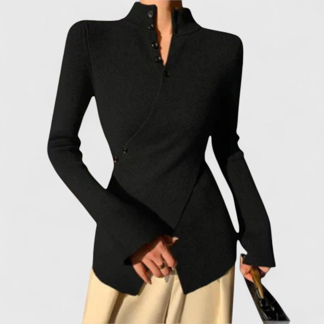 Michiko – Elegancki Sweter z Bawełny