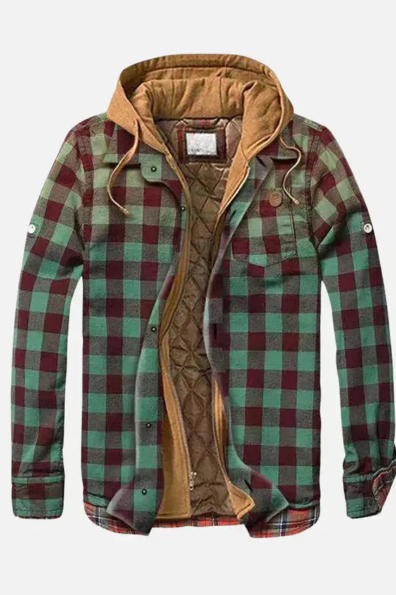 Alain – Veste patchwork à carreaux