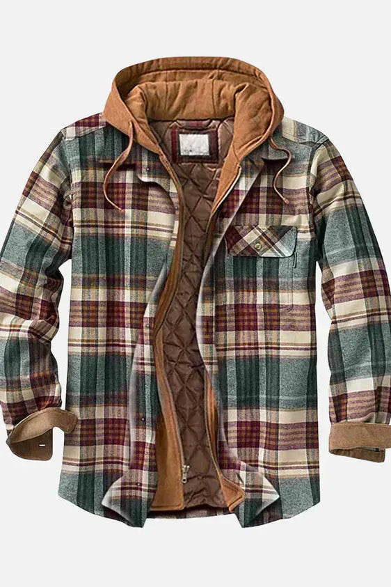 Alain – Veste patchwork à carreaux