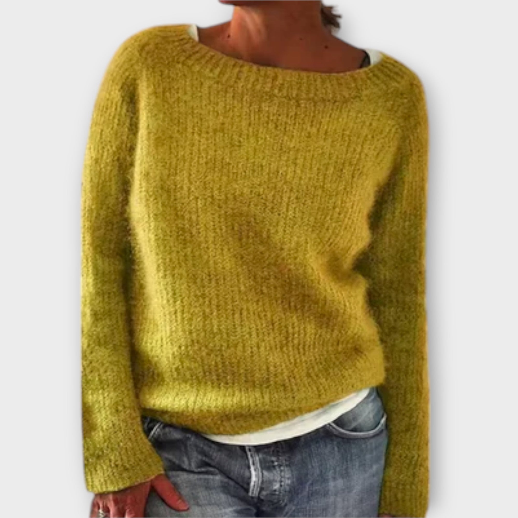 Regine – Sweter z jednolitym kolorem