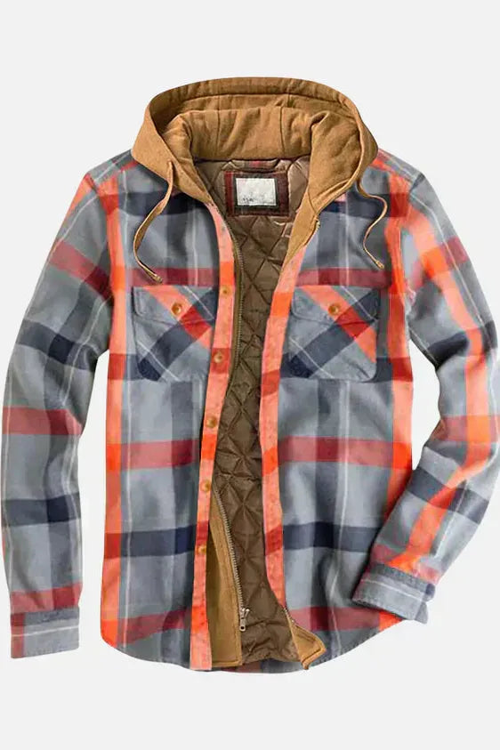 Alain – Veste patchwork à carreaux