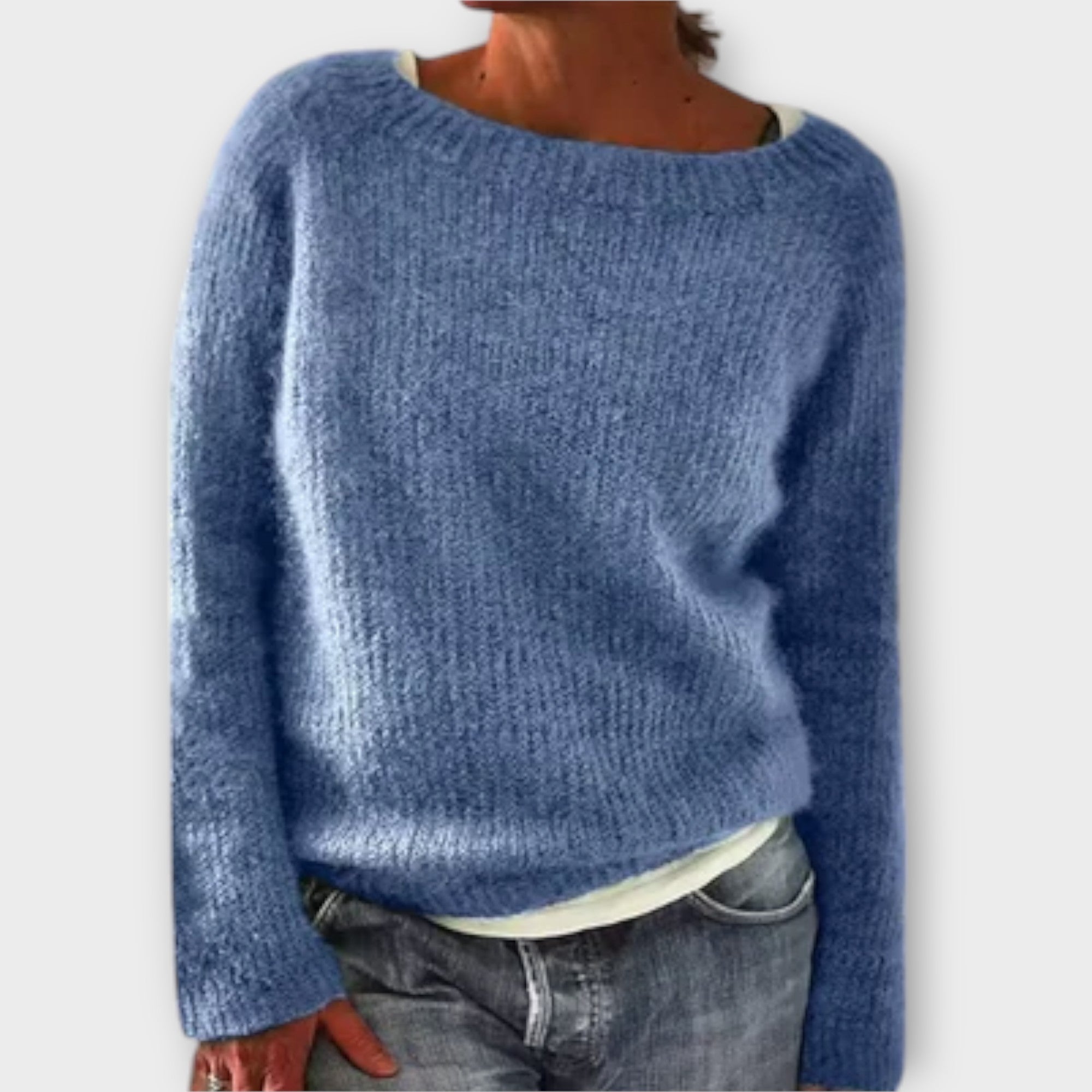 Regine – Sweter z jednolitym kolorem