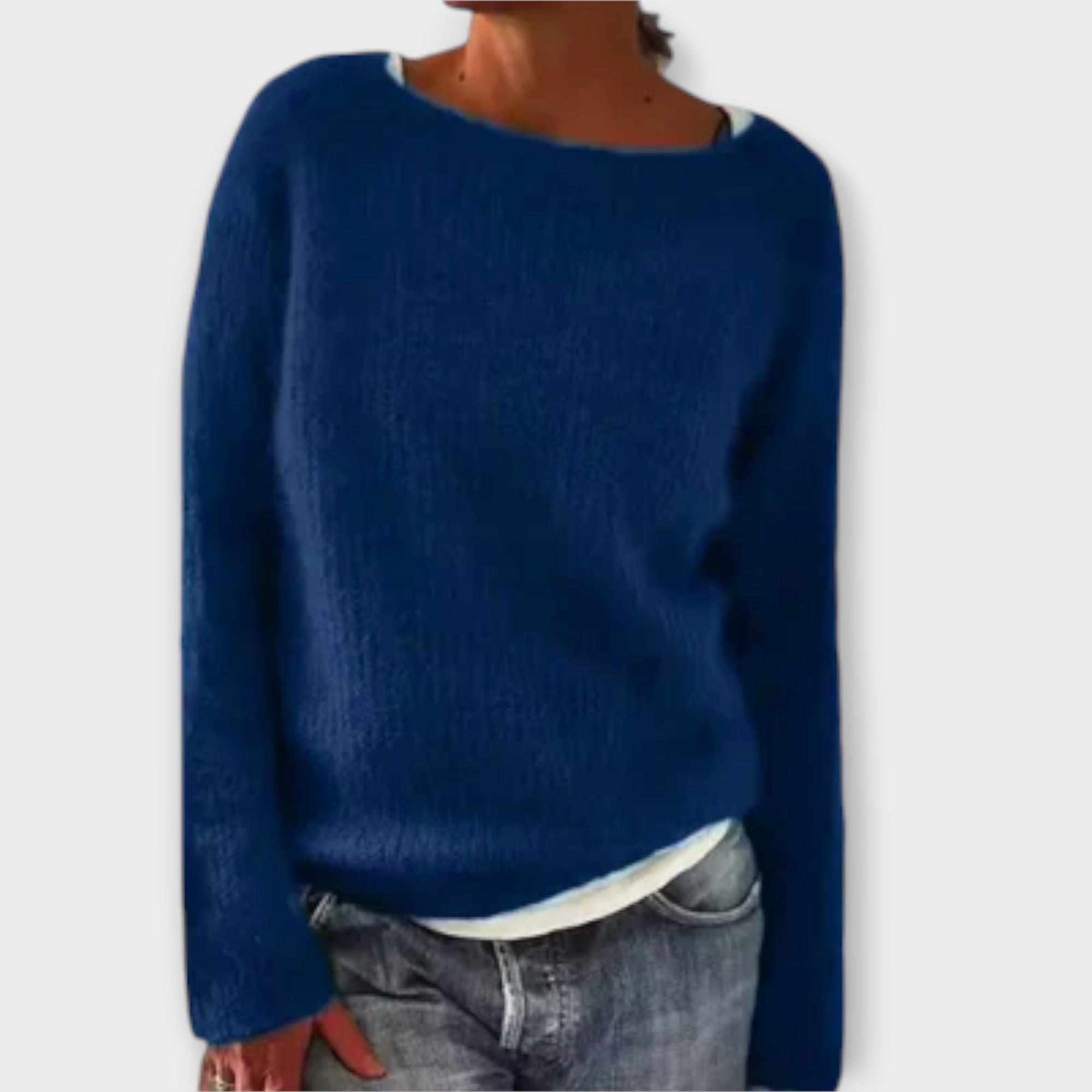 Regine – Sweter z jednolitym kolorem