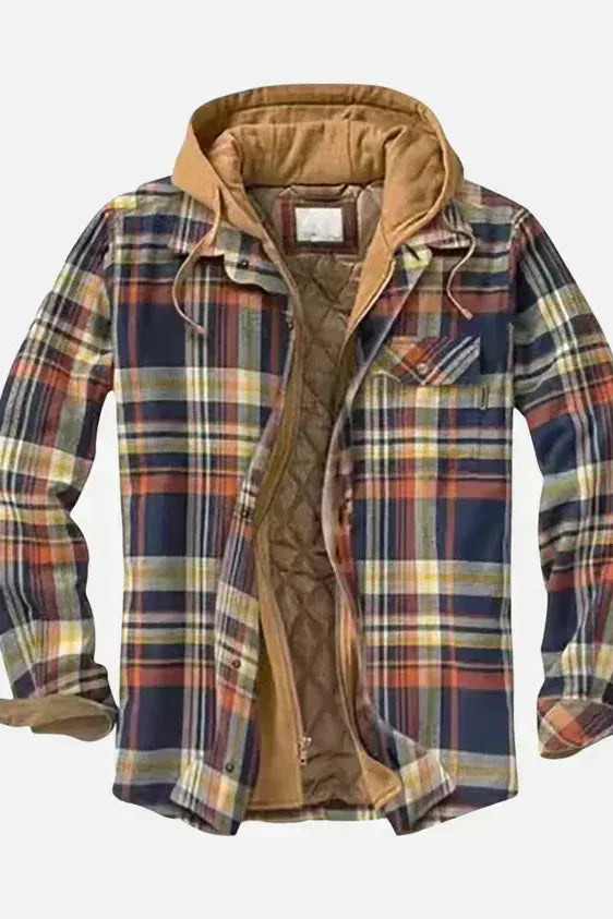 Alain – Veste patchwork à carreaux