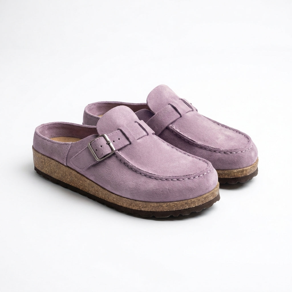 Carmen | Chodaki Damskie – Stylowe Chodaki Vintage z Ozdobną Klamrą i Antypoślizgową Podeszwą 4