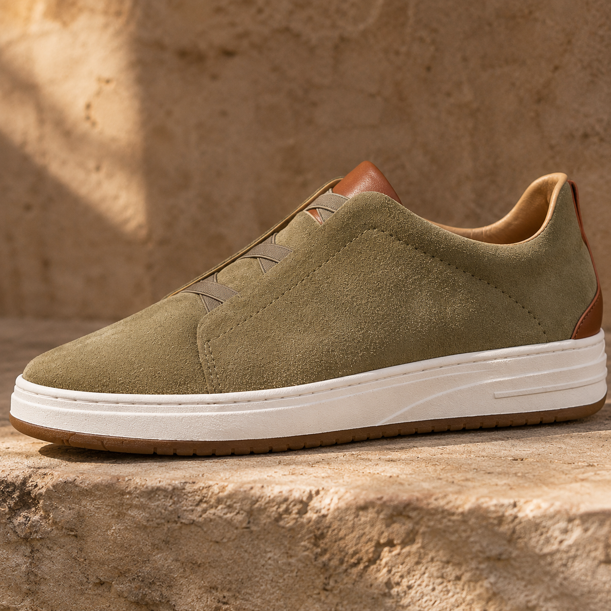 László | Buty męskie – Eleganckie skórzane slip-on do codziennego użytku
