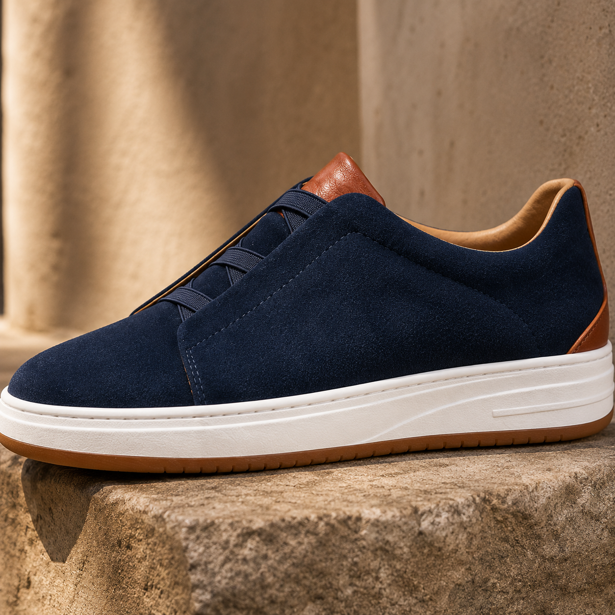 László | Buty męskie – Eleganckie skórzane slip-on do codziennego użytku