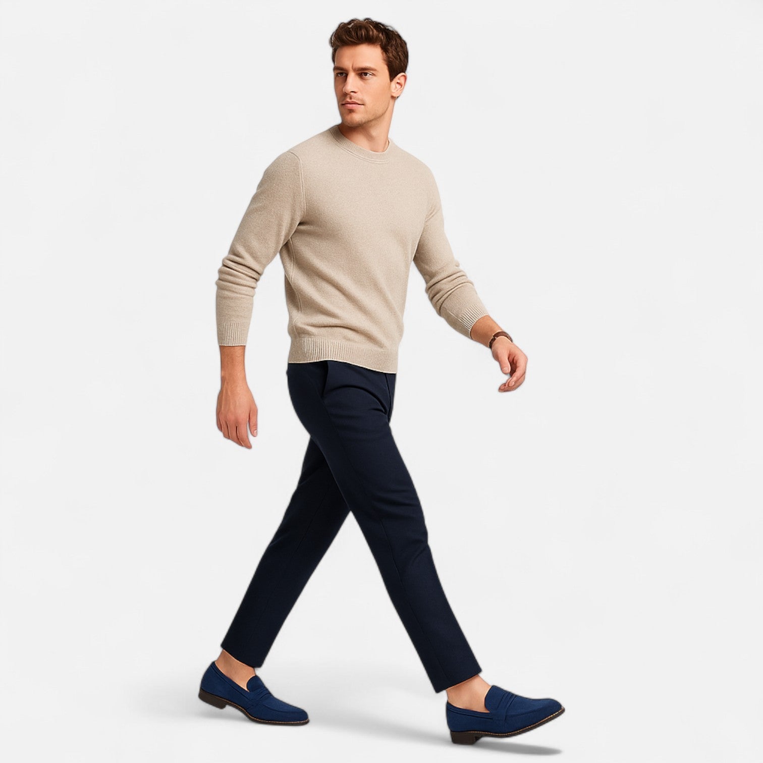 Eleganckie Mokasyny Męskie z Skóry Bydlęcej z Antypoślizgową Podeszwą | Komfort i Styl na Każdą Okazję 2