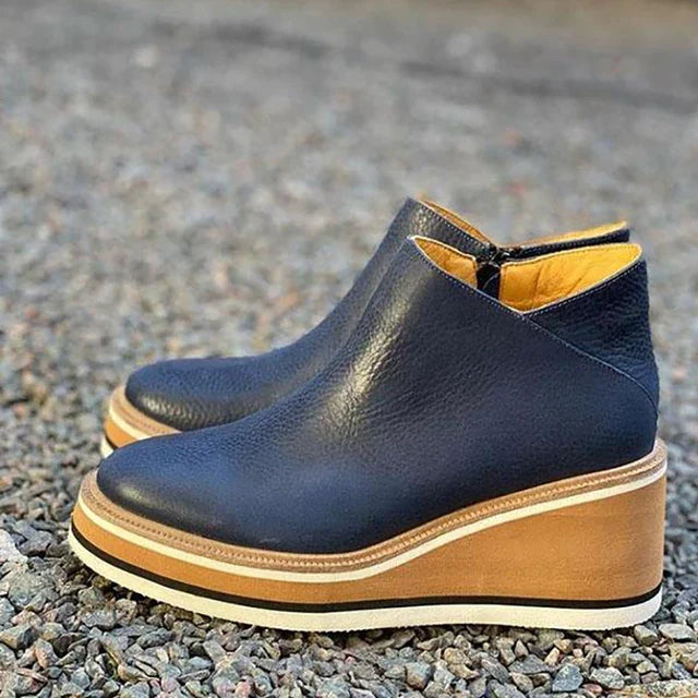 Dana | Buty Damskie Ortopedyczne na Koturnie – Wygodne i Eleganckie Botki na Każdą Okazję 7