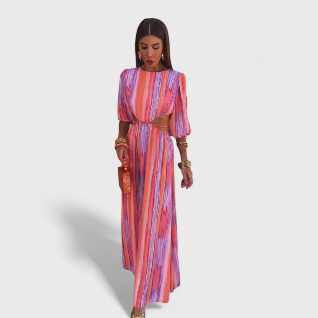 Aurelia – Elegancka sukienka z wycięciami